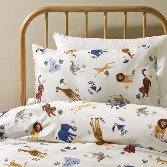 Safari Organic Cotton Duvet Cover & Pillowcase