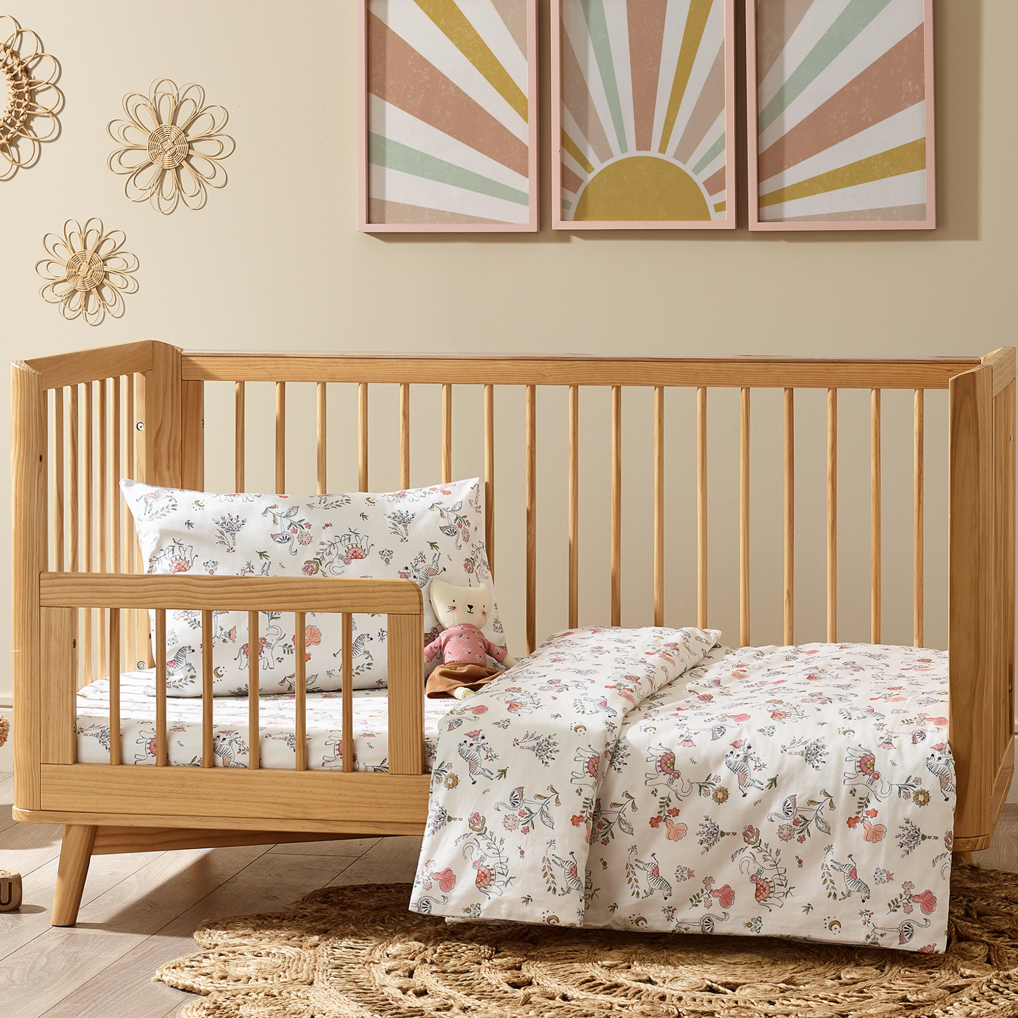 Boho Organic Cotton Duvet Cover & Pillowcase