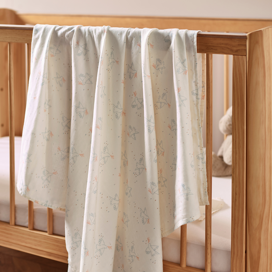 Dove Organic Cotton Muslin Swaddle