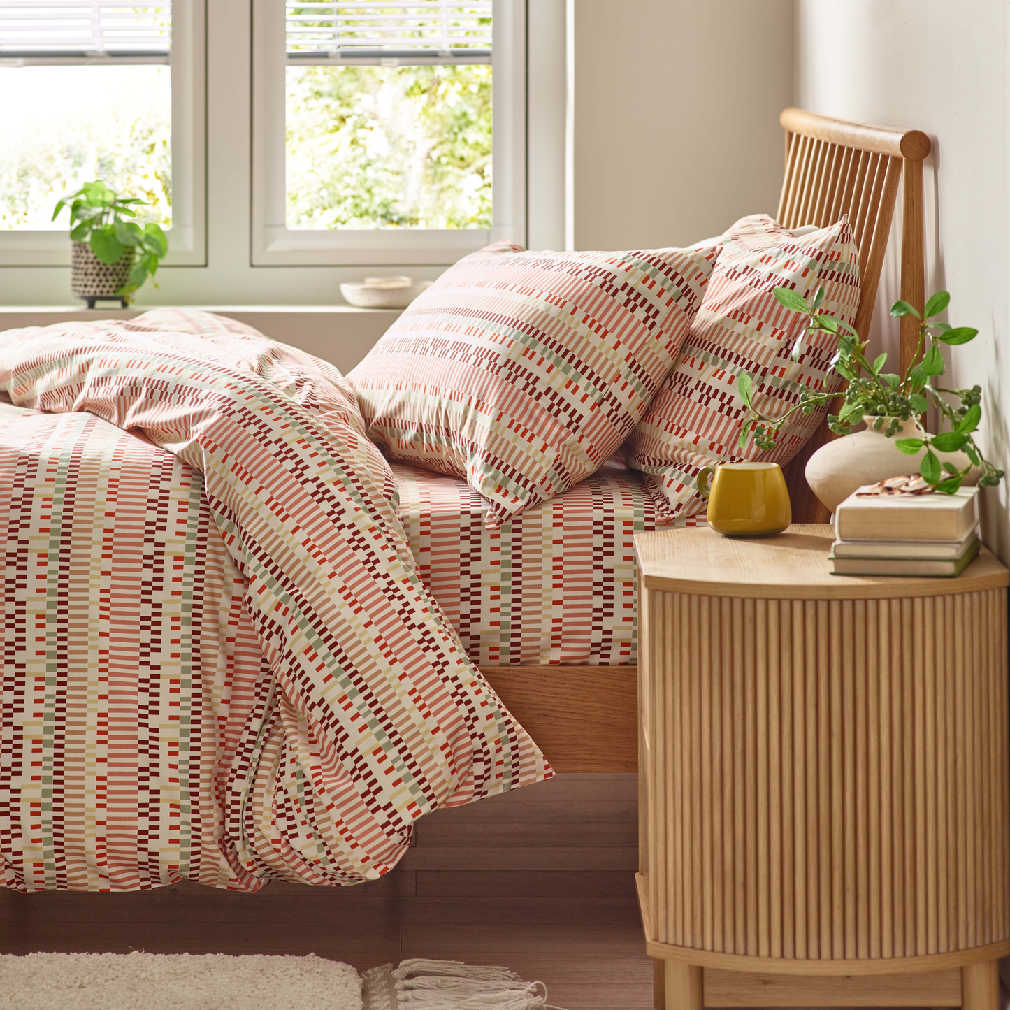 Aara Organic Cotton Duvet Cover Set – Clay