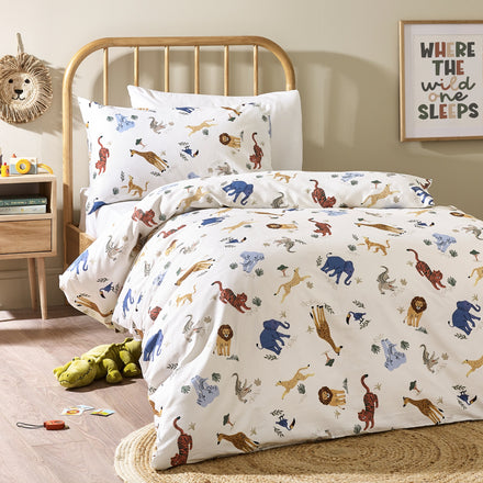 Safari Organic Cotton Duvet Cover & Pillowcase