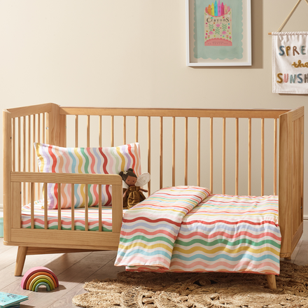 Happy Days Organic Cotton Duvet Cover & Pillowcase