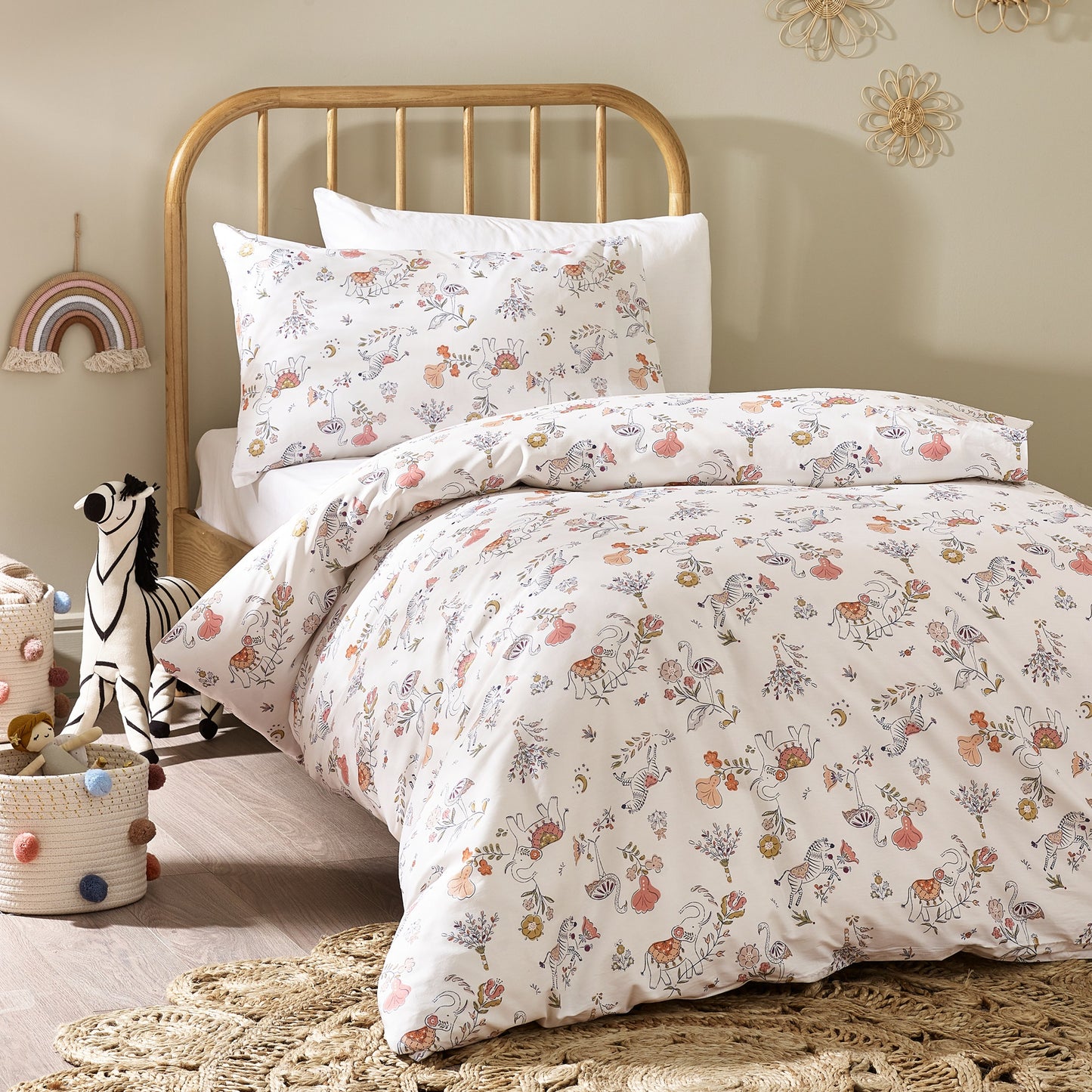 Boho Organic Cotton Duvet Cover & Pillowcase