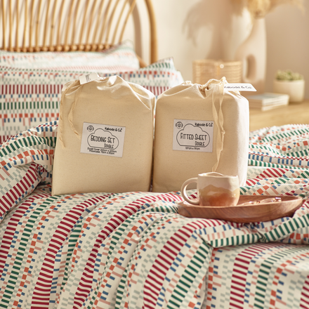 Aara Organic Cotton Duvet Cover Set – Olive
