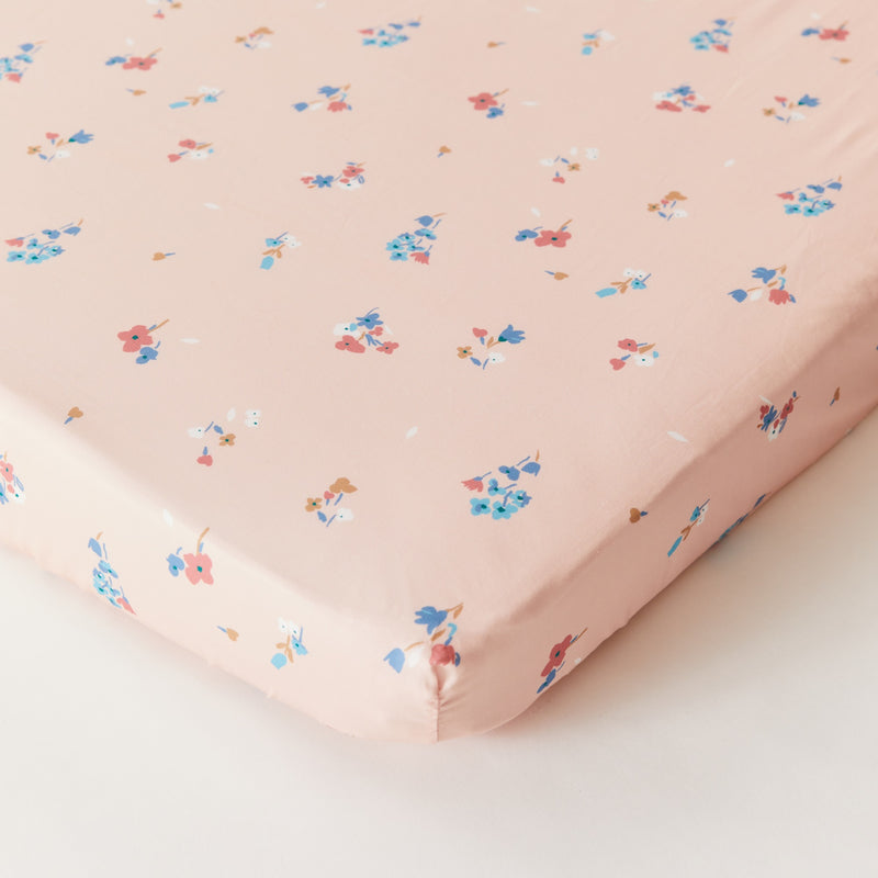 Blossom Organic Cotton Fitted Sheet