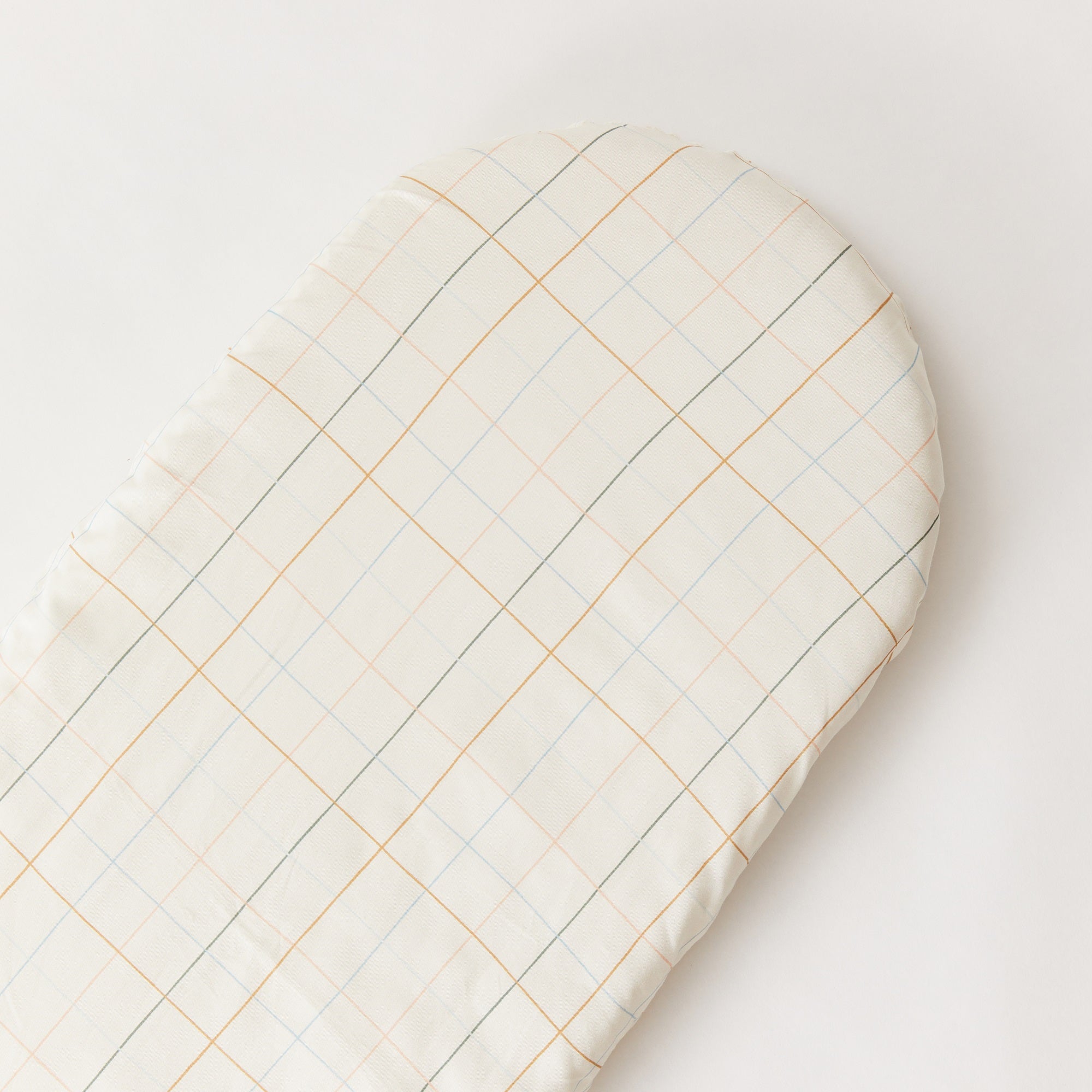 Grid Organic Cotton Fitted Sheet