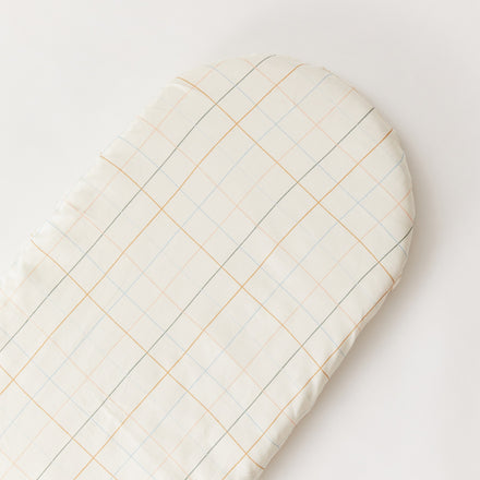 Grid Organic Cotton Fitted Sheet