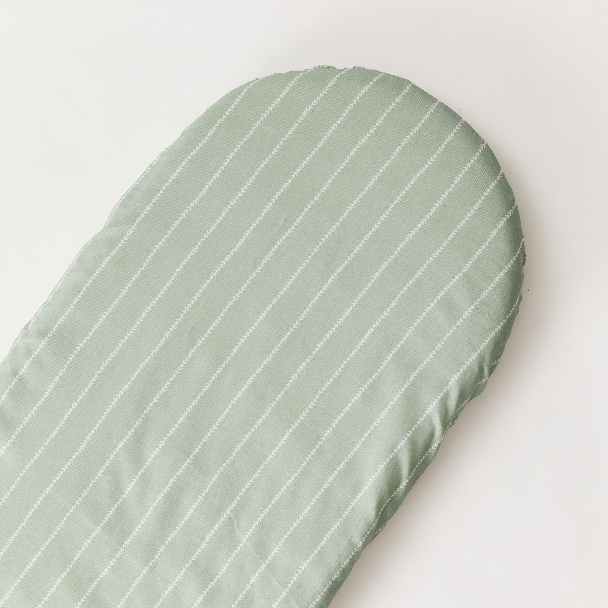 Vine Mint Organic Cotton Fitted Sheet
