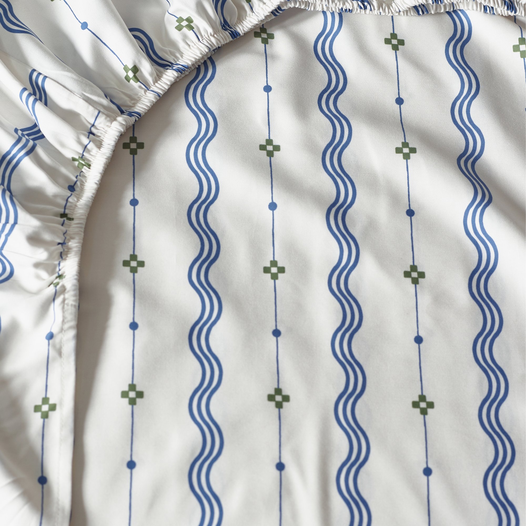 Mara Organic Cotton Fitted Sheet – Indigo