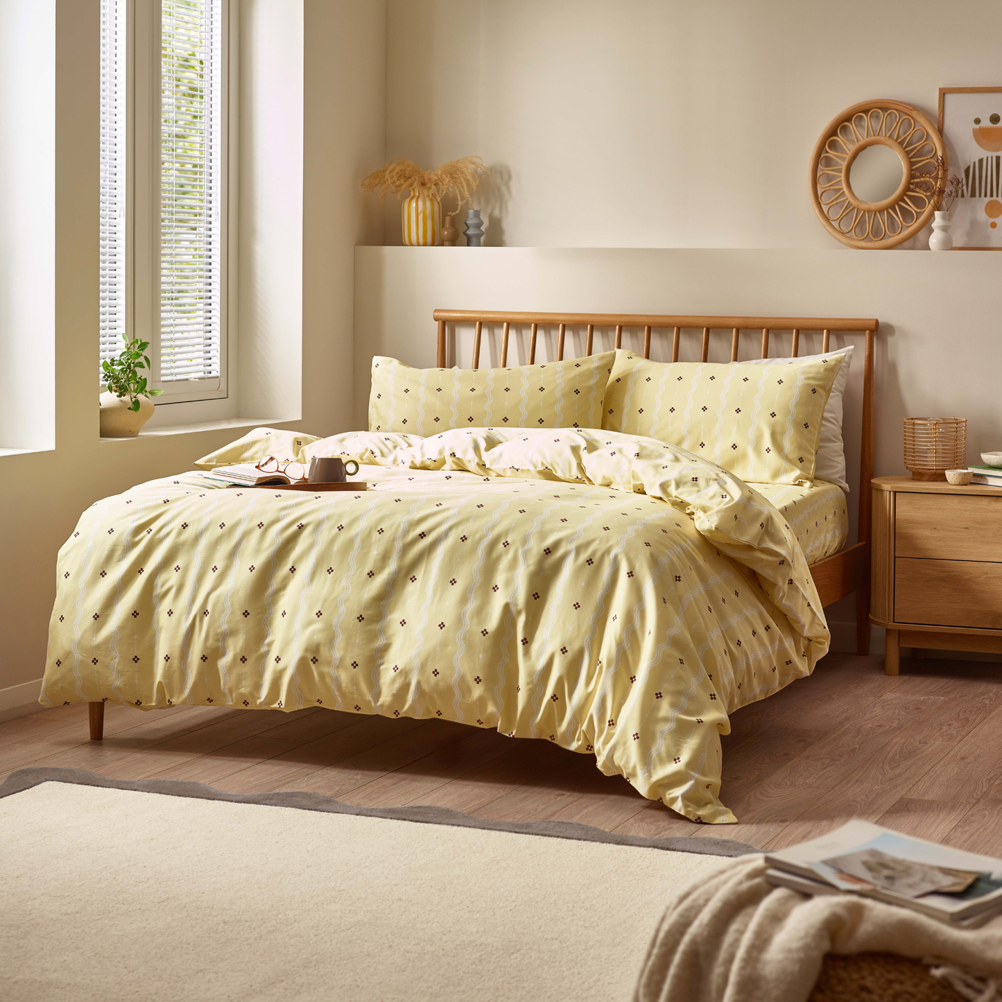 Mara Organic Cotton Duvet Cover Set – Butter