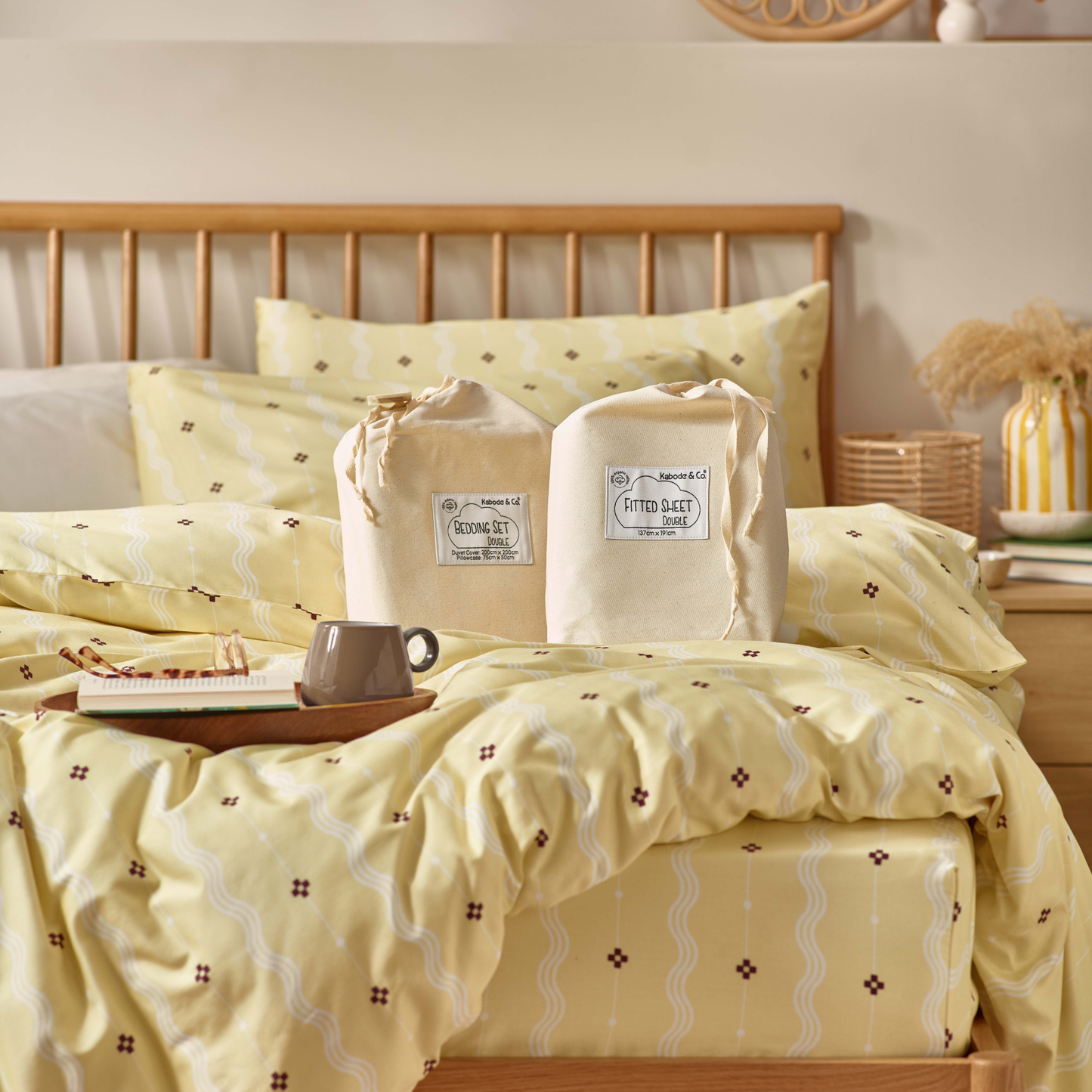 Mara Organic Cotton Fitted Sheet – Butter