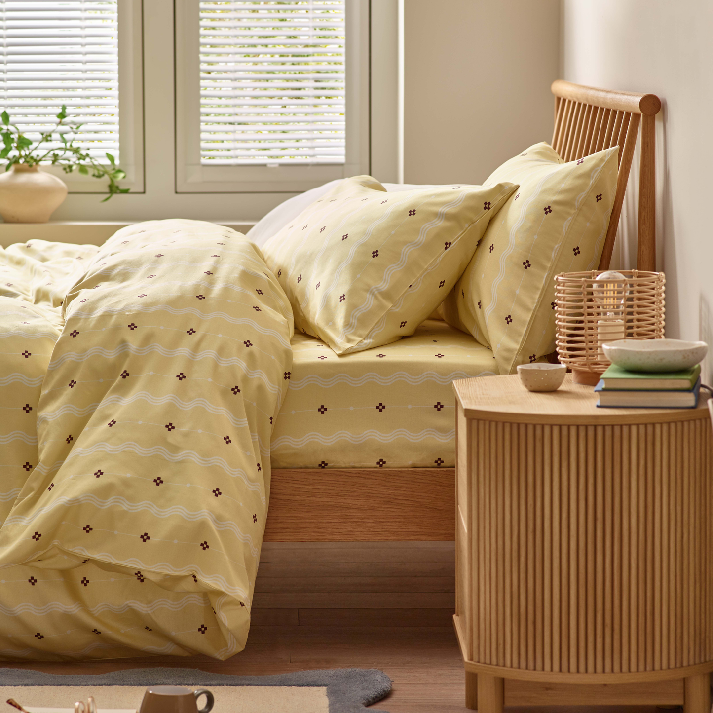 Mara Organic Cotton Fitted Sheet – Butter