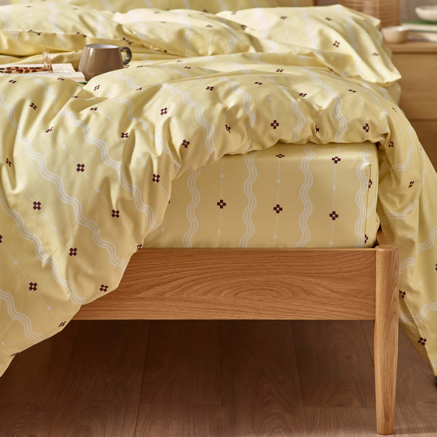 Mara Organic Cotton Fitted Sheet – Butter