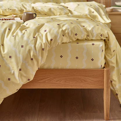 Mara Organic Cotton Fitted Sheet – Butter