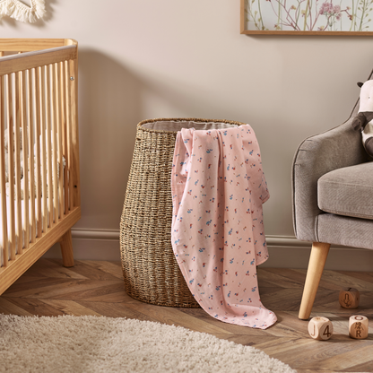 Blossom Organic Cotton Muslin Swaddle