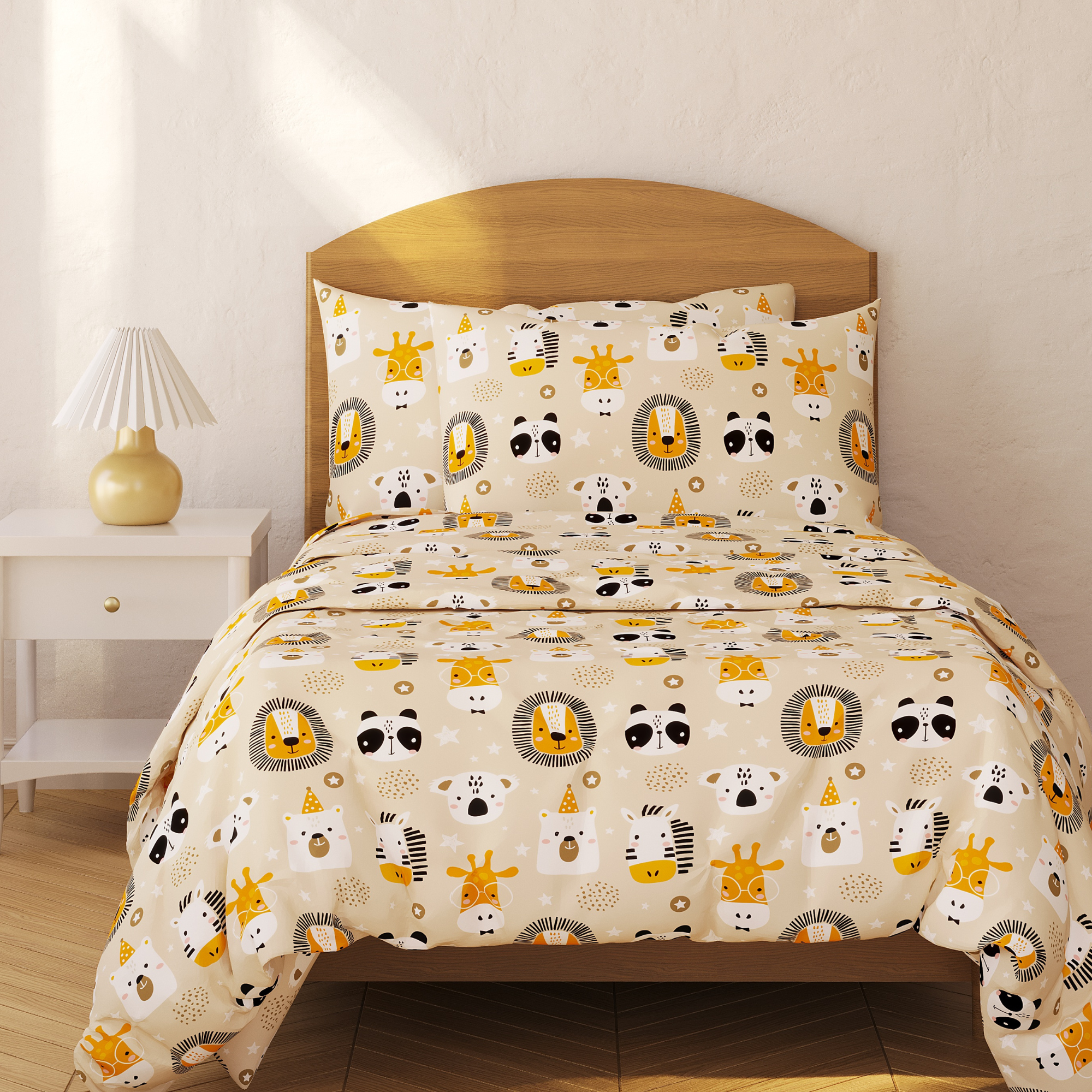 Kids Wildlife Duvet Cover Pillowcase Set You ll Love Organic