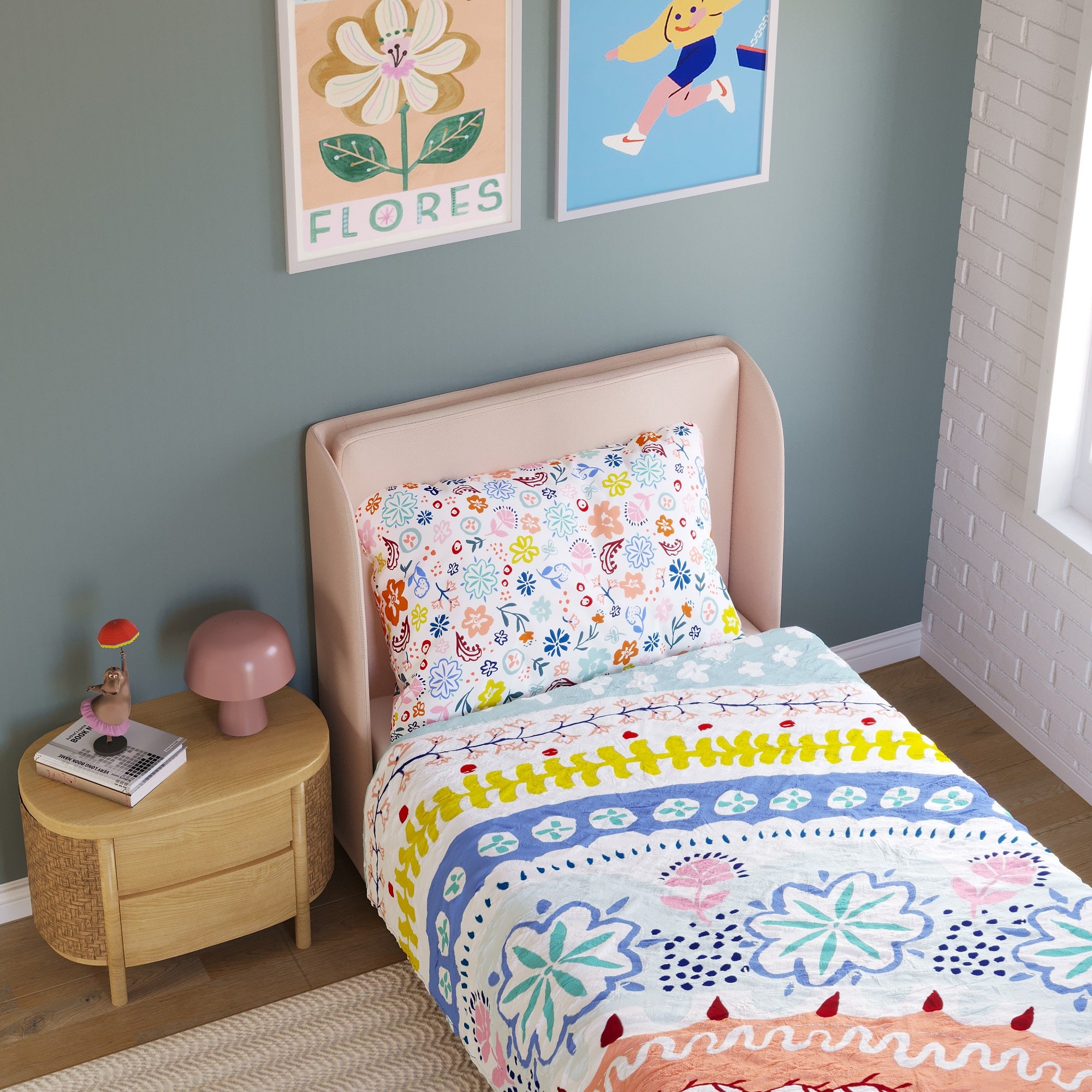 Floral Organic Cotton Quilt