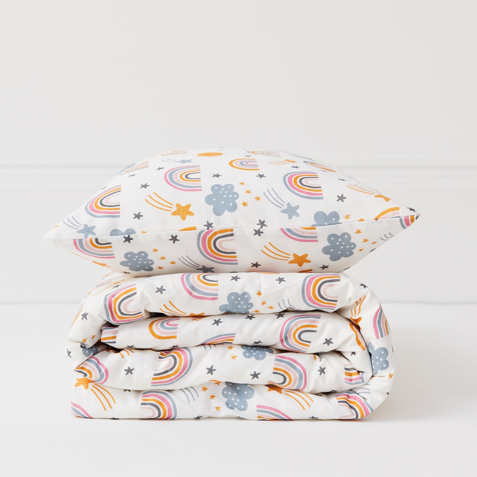 Rainbow Organic Cotton Duvet Cover & Pillowcase